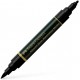 FABER CASTELL ROTULADOR DOBLE PUNTA FIBRA/PINCEL ALBRECHT DÜRER WATERCOLOUR MARKER NEGRO -4U-